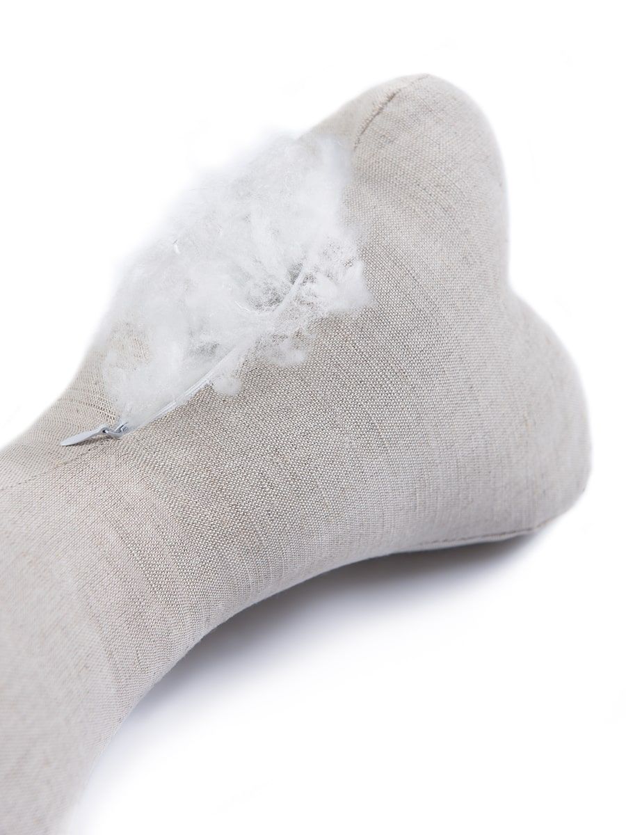 снимок Подушка «Косточка» льняная ткань от магазина BIO-TEXTILES ОПТ