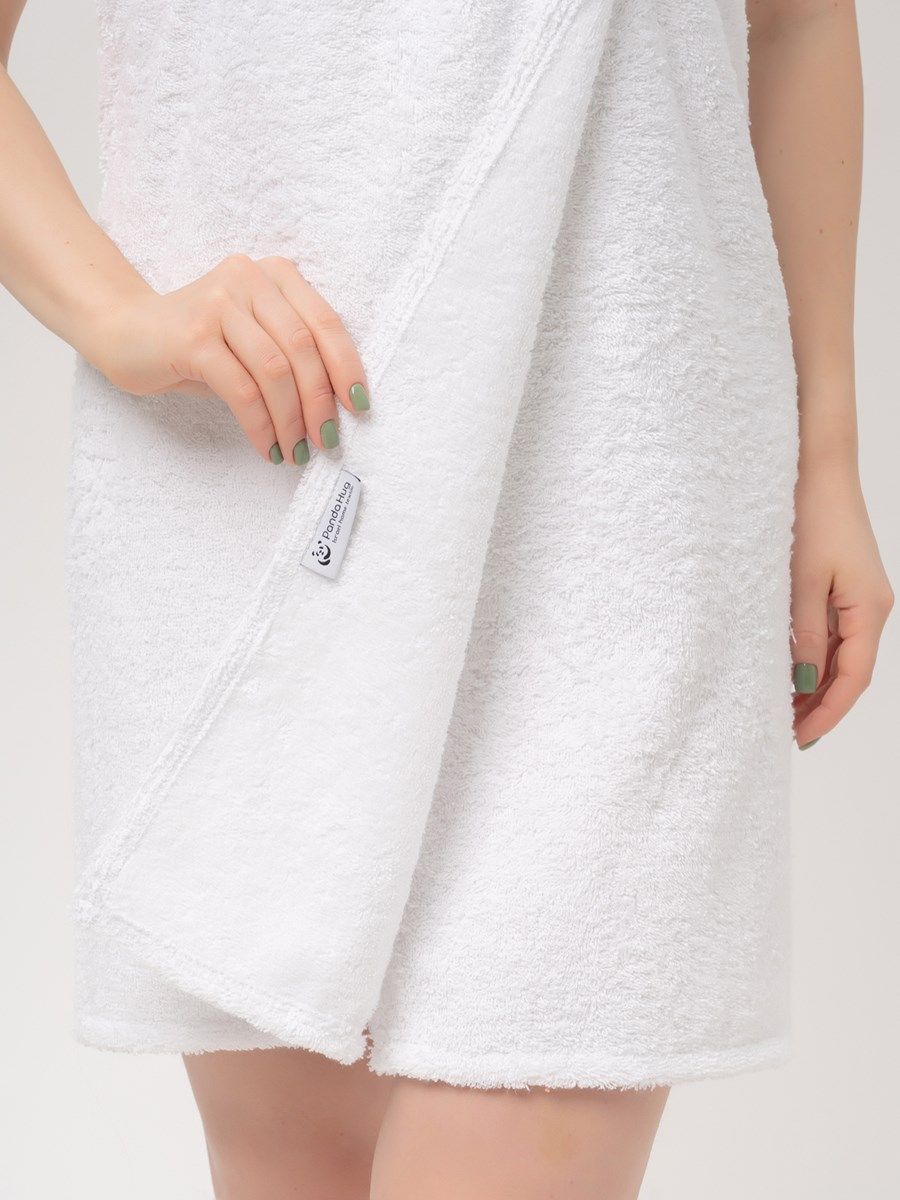 снимок Набор махровый PandaHug Monica белый от магазина BIO-TEXTILES ОПТ