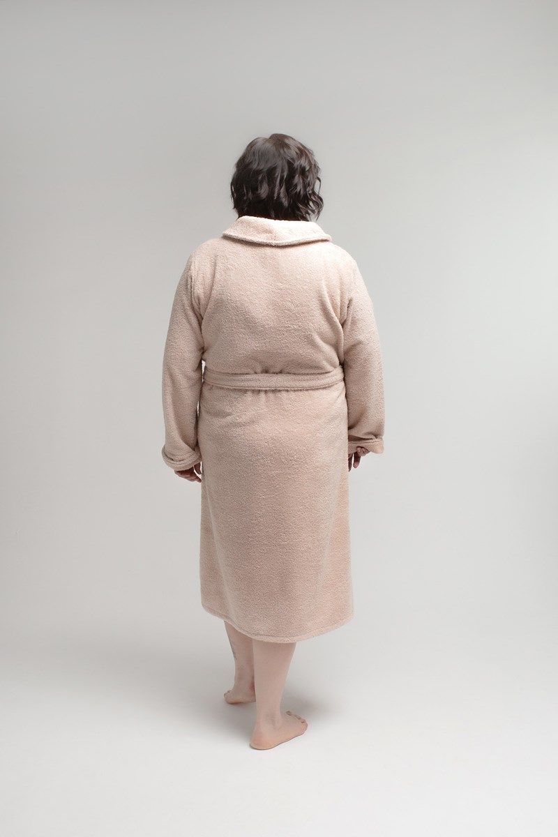 снимок Халат махровый бежевый 60-62, 64-66 от магазина BIO-TEXTILES ОПТ