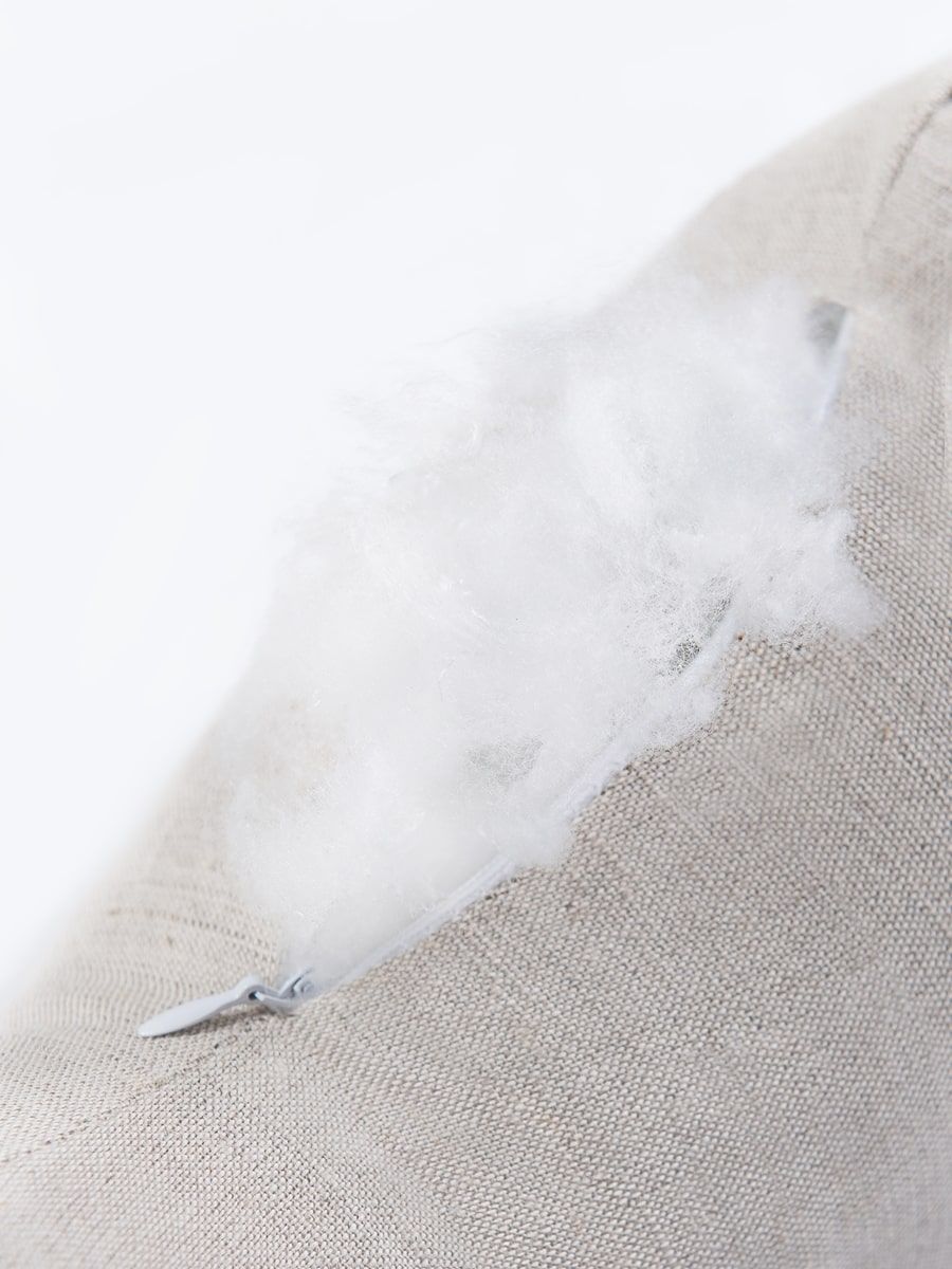 снимок Подушка «Косточка» льняная ткань от магазина BIO-TEXTILES ОПТ