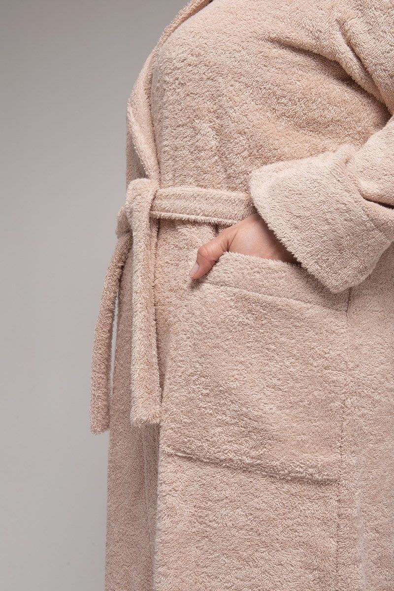 снимок Халат махровый бежевый 60-62, 64-66 от магазина BIO-TEXTILES ОПТ